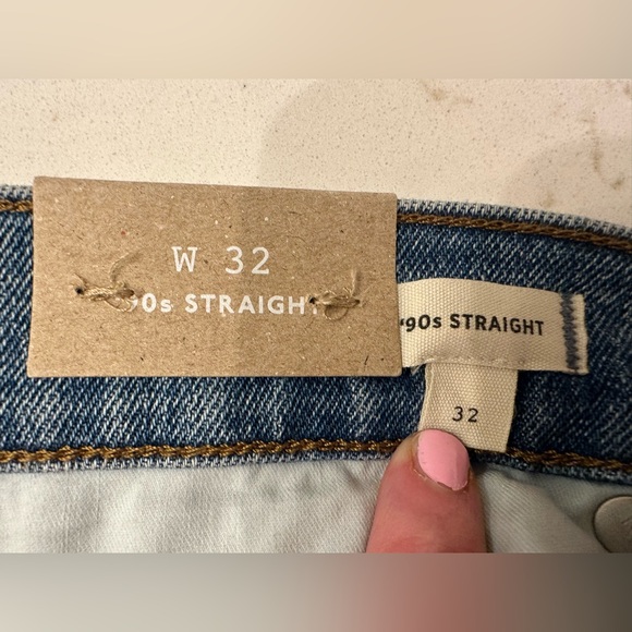 NWT Madewell 90’s Straight Leg Jean 32 - Picture 11 of 13